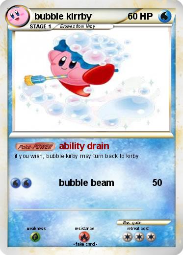 Pokemon bubble kirrby