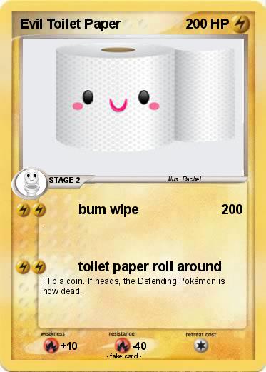 Pokemon Evil Toilet Paper