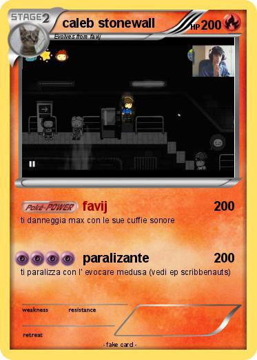 Pokemon caleb stonewall