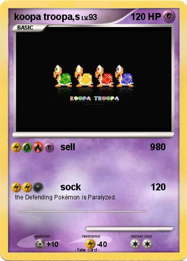 Pokemon koopa troopa,s