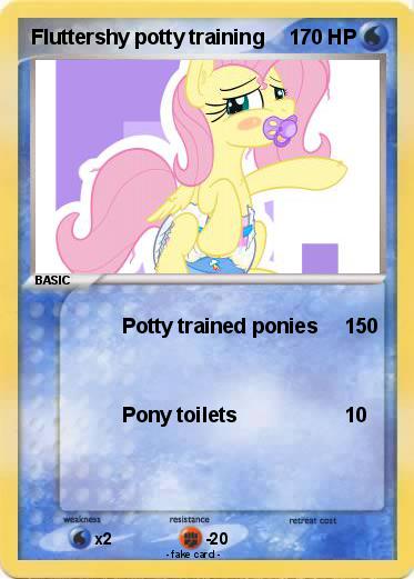 Pokemon Fluttershy potty training