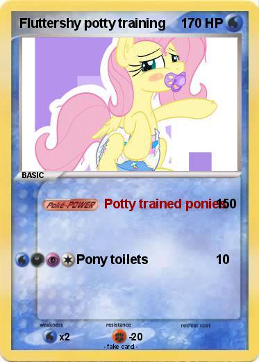Pokemon Fluttershy potty training