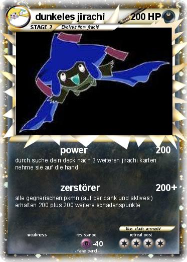 Pokemon dunkeles jirachi