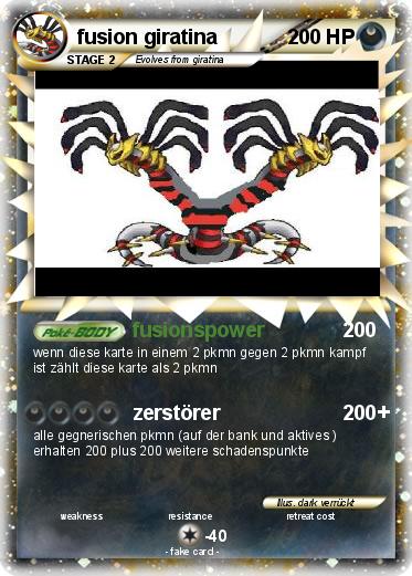 Pokemon fusion giratina
