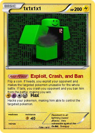 Pokemon 1x1x1x1