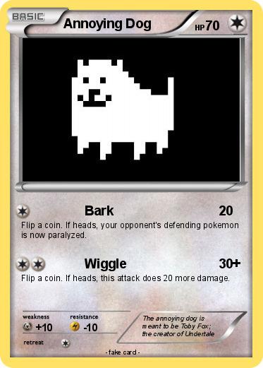Pokemon Annoying Dog