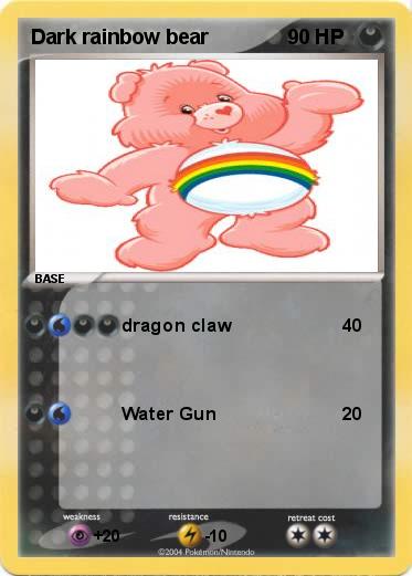 Pokemon Dark rainbow bear 