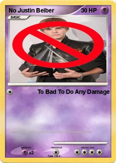 Pokemon No Justin Beiber