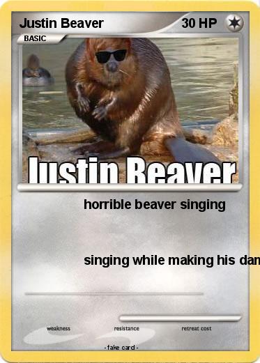 Pokemon Justin Beaver
