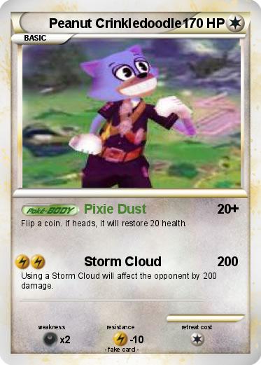 Pokemon Peanut Crinkledoodle