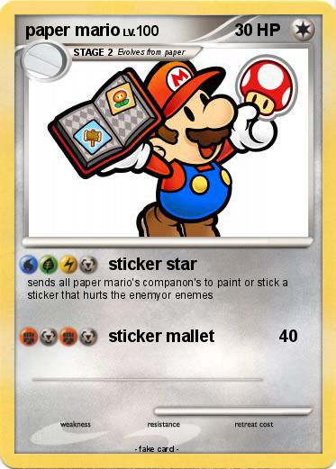 Pokemon paper mario
