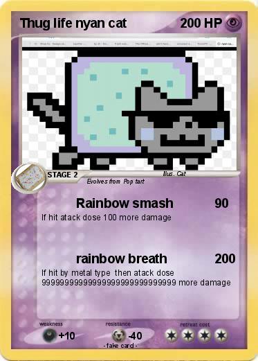 Pokemon Thug life nyan cat