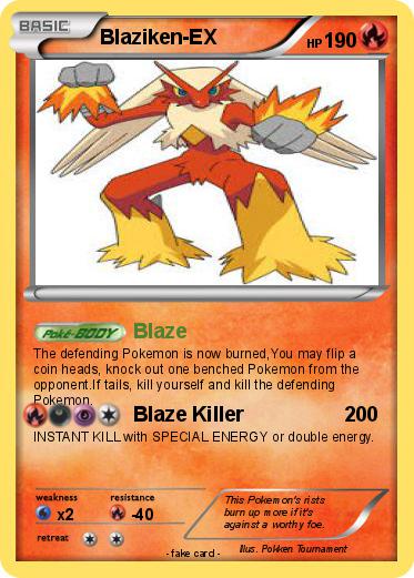 Pokemon Blaziken-EX