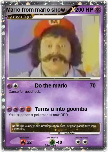 Pokemon Mario from mario show