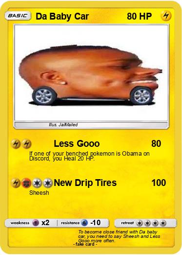 Pokemon Da Baby Car