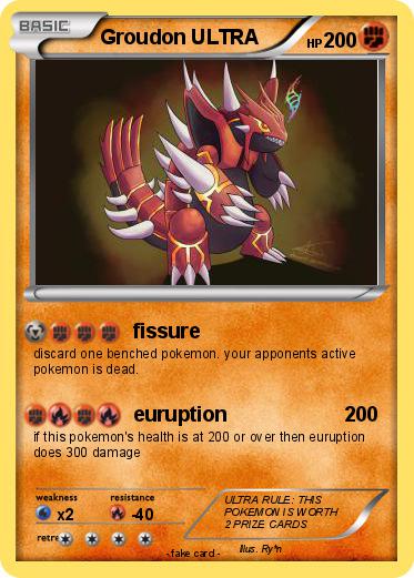 Pokemon Groudon ULTRA