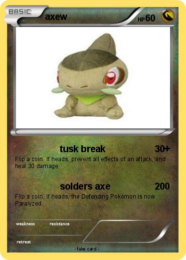 Pokemon axew