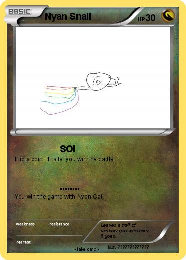 Pokemon Nyan Snail