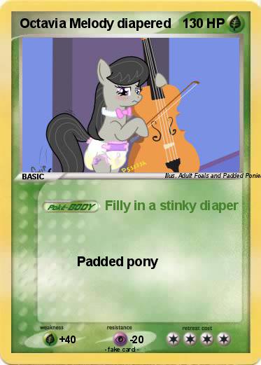Pokemon Octavia Melody diapered