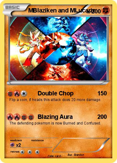 Pokemon MBlaziken and MLucario