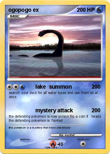 Pokemon ogopogo ex