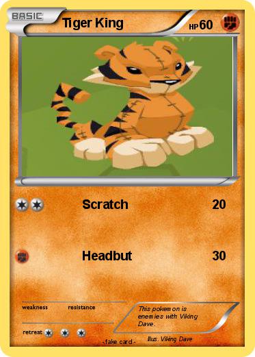 Pokemon Tiger King