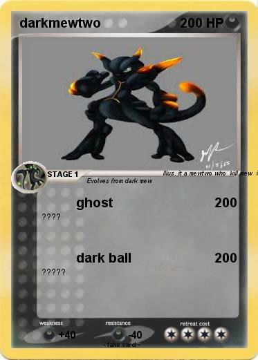 Pokemon darkmewtwo