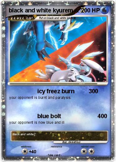 Pokemon black and white kyurem