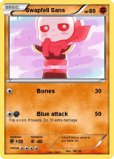 Pokemon Swapfell Sans