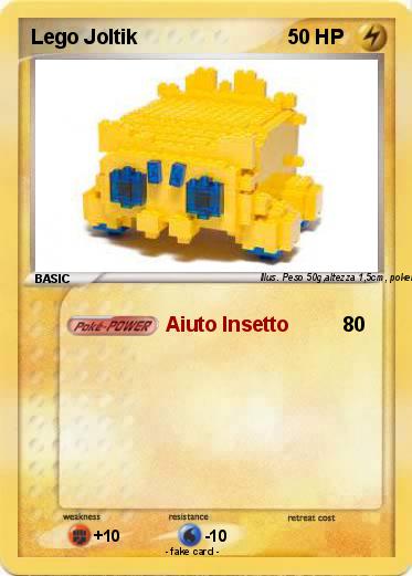 Pokemon Lego Joltik