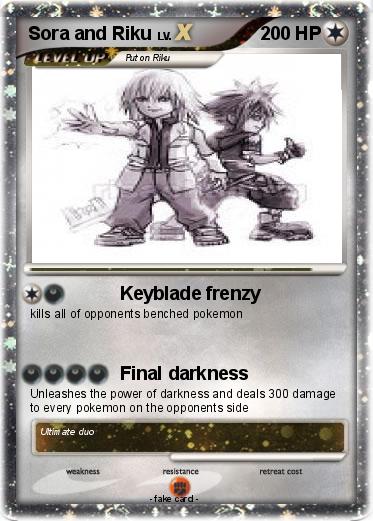 Pokemon Sora and Riku