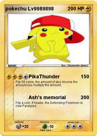 Pokemon pokechu Lv9989898