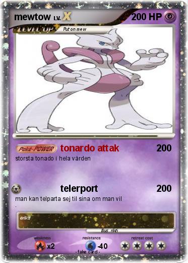 Pokemon mewtow
