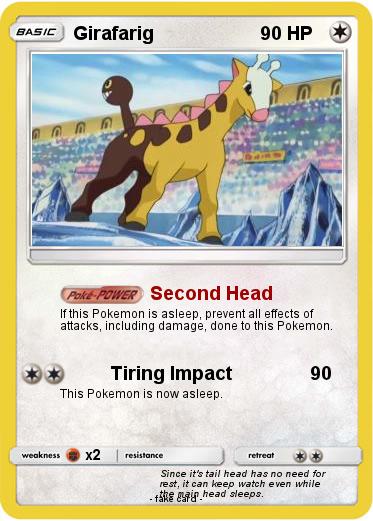 Pokemon Girafarig