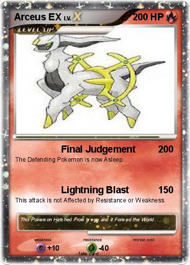 Pokemon Arceus EX