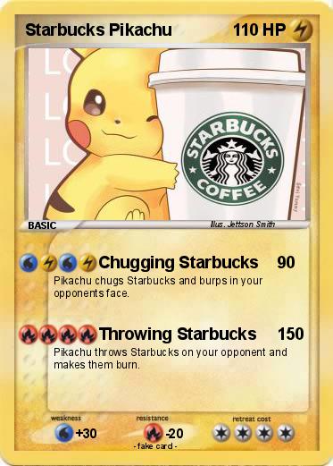 Pokemon Starbucks Pikachu