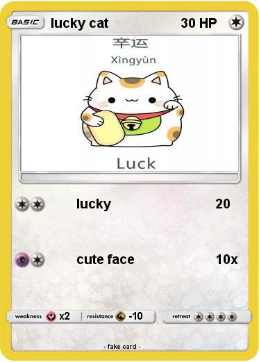 Pokemon lucky cat