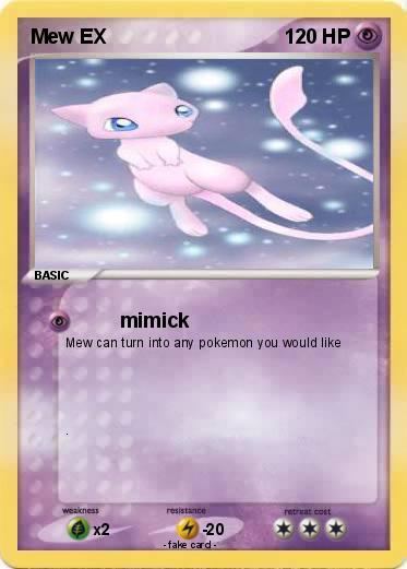 Pokemon Mew EX