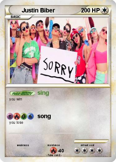 Pokemon Justin Biber