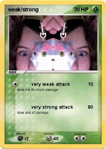 Pokemon weak/strong