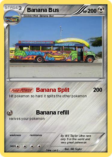 Pokemon Banana Bus