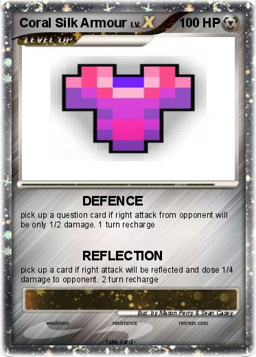 Pokemon Coral Silk Armour