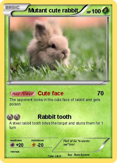 Pokemon Mutant cute rabbit