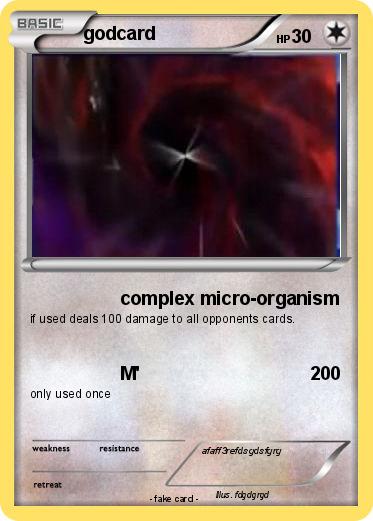 Pokemon godcard