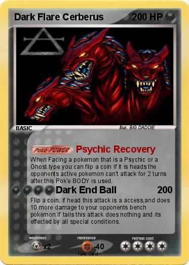 Pokemon Dark Flare Cerberus