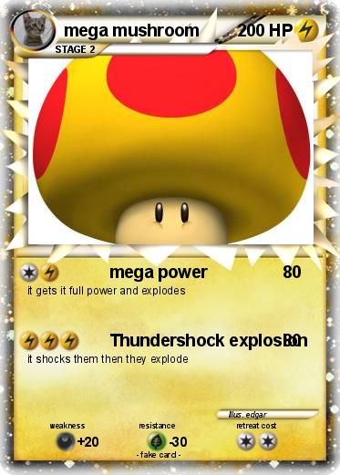 Pokemon mega mushroom