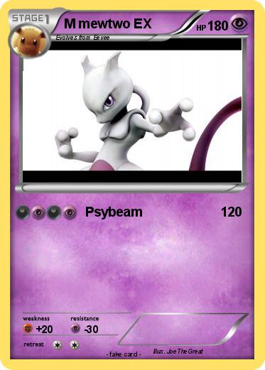 Pokemon M mewtwo EX