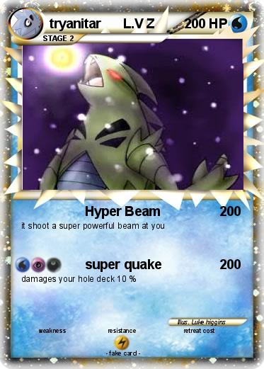 Pokemon tryanitar      L.V Z