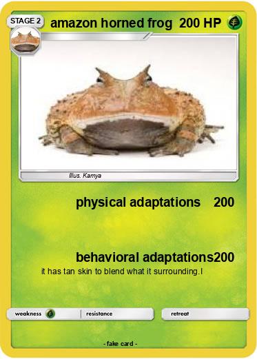 Pokemon amazon horned frog