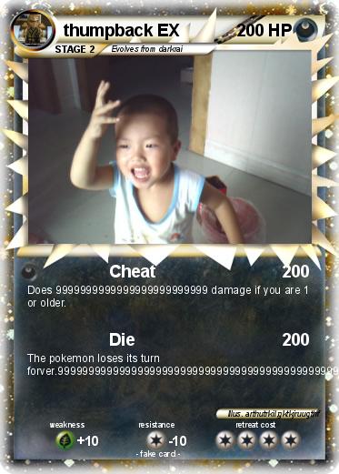 Pokemon thumpback EX